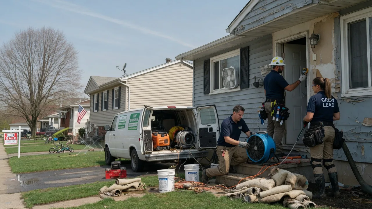 Flood Cleanup in Tiskilwa, IL near me