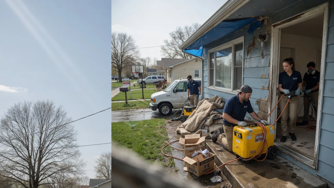 Basement Flood Cleanup in Tiskilwa, IL near me